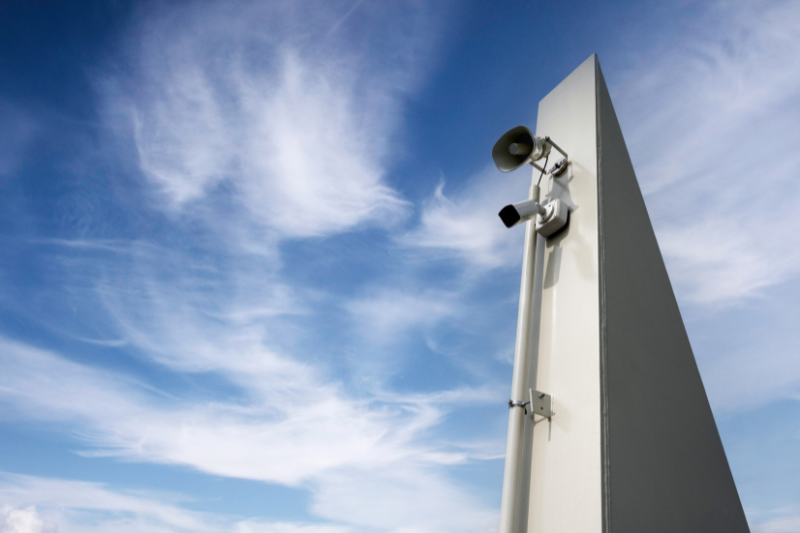 wieże monitorujące